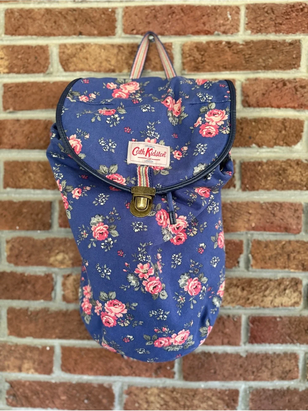 Cath Kidston Blue Floral Backpack